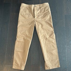 NEW Madewell The Perfect Vintage Straight Workwear Pant Utility Pant sz XL